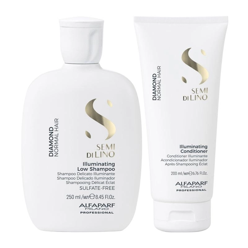 Alfaparf Semi Di Lino Diamond Shampoo & Conditioner Duo For Dull Hair