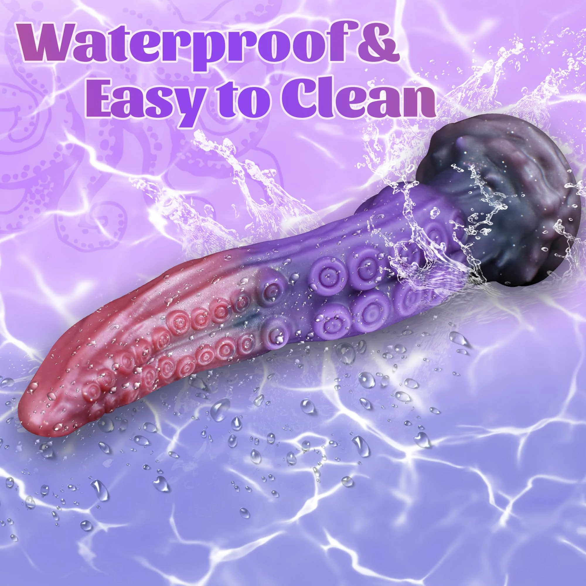 Antenna 10 Long Tentacle Dildo With Super Strong Suction Cup - Laphwing