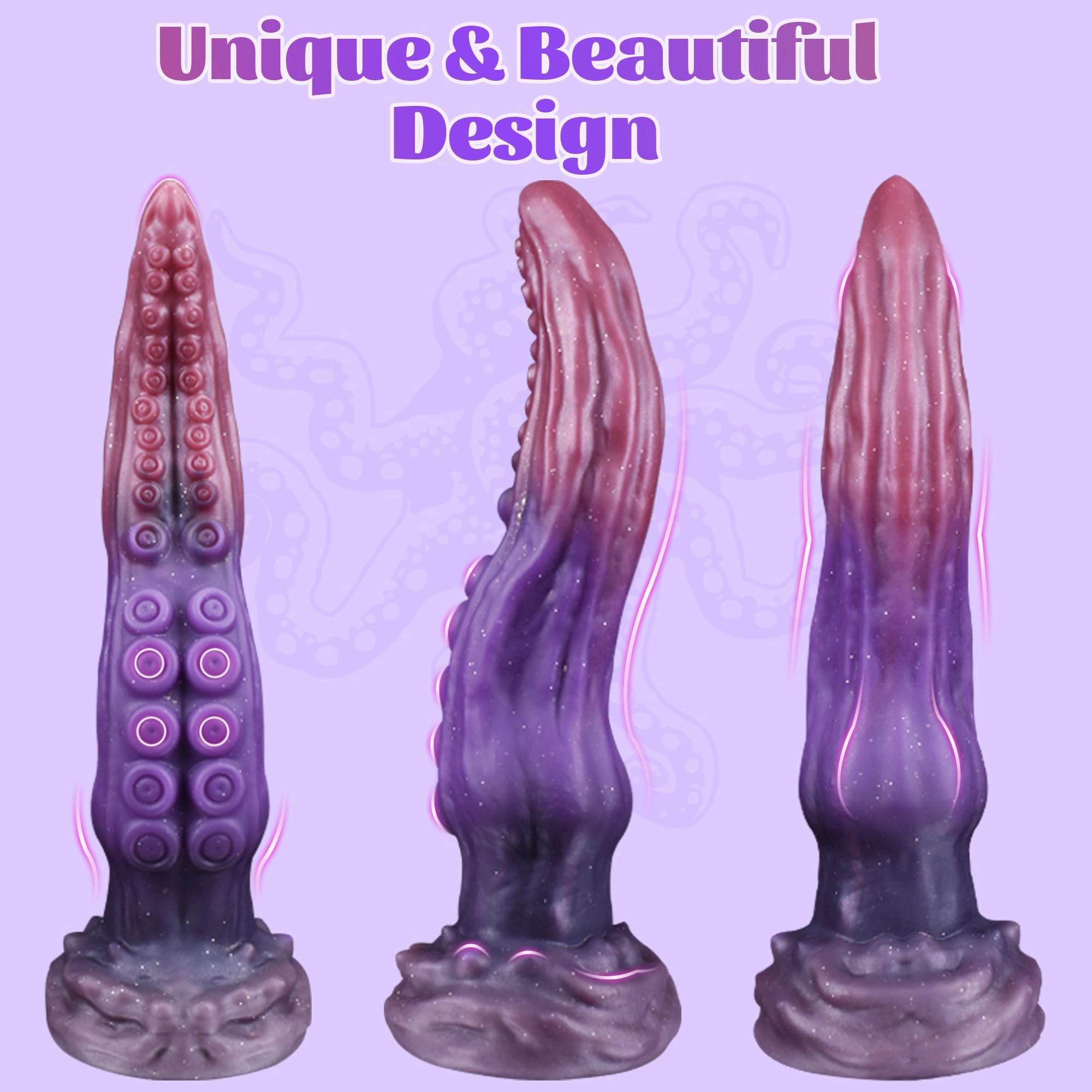 Antenna 10 Long Tentacle Dildo With Super Strong Suction Cup - Laphwing
