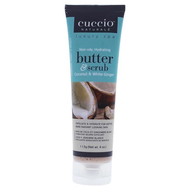Butter and Scrub - Coconut and White Ginger by Cuccio for Unisex - 4 oz Scrub