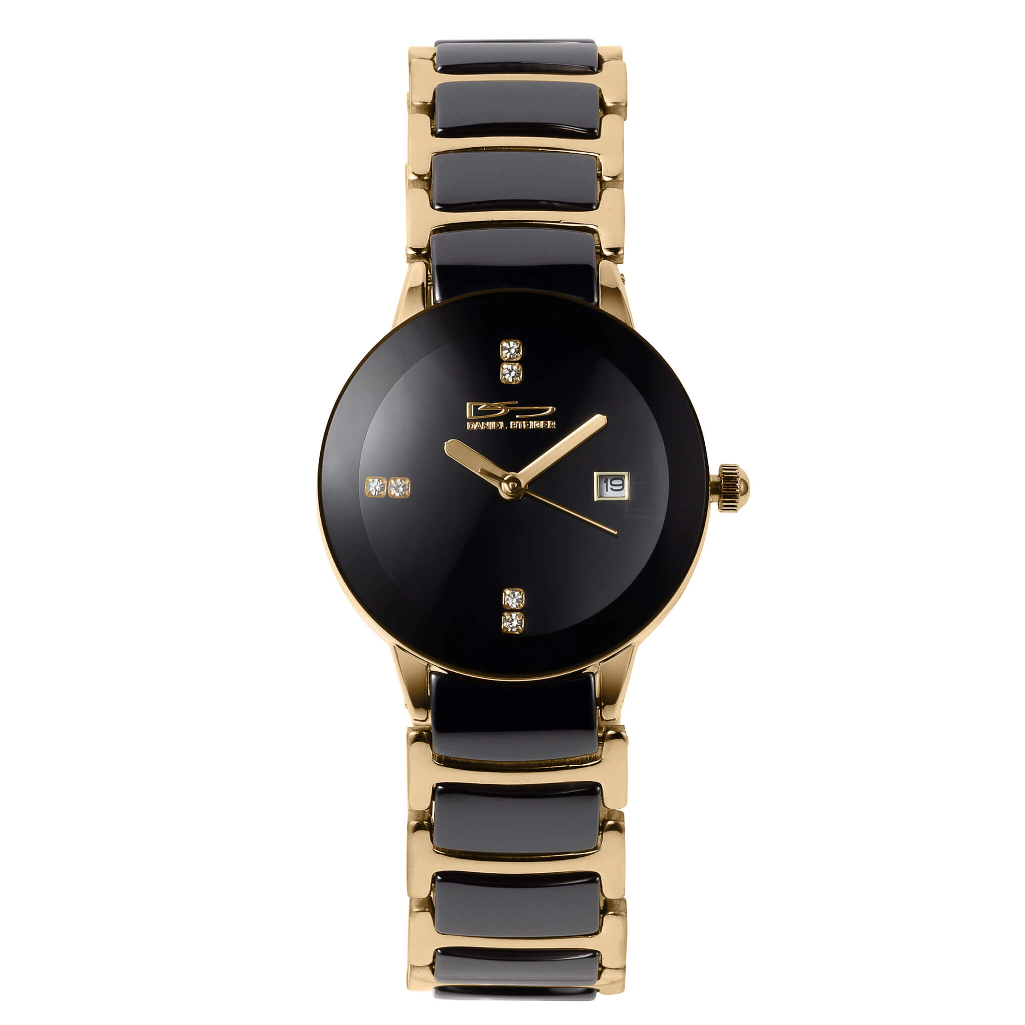 Ceramic Noir Gold Ladies Watch