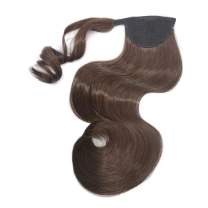 Dark Brown Synthetic Soft  Wave Ponytail Extension