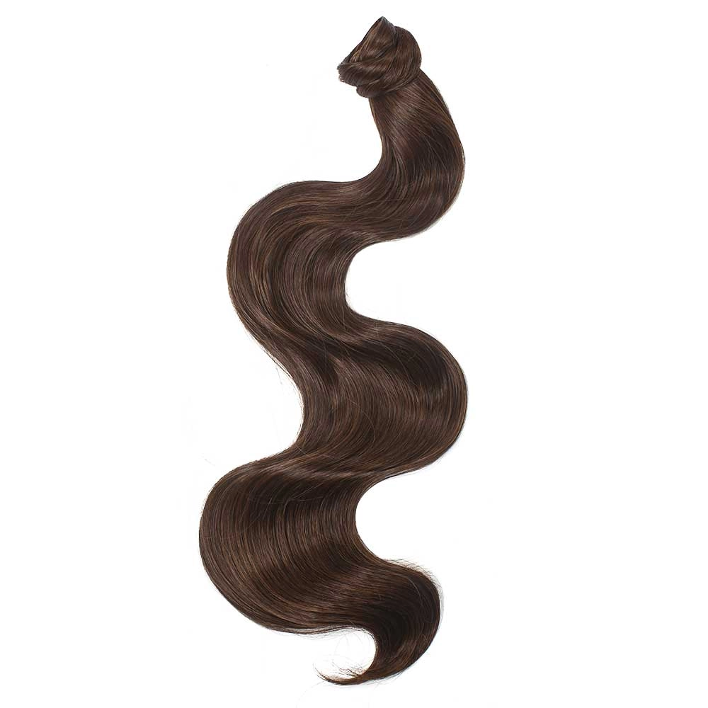 Dark Brown Synthetic Soft  Wave Ponytail Extension