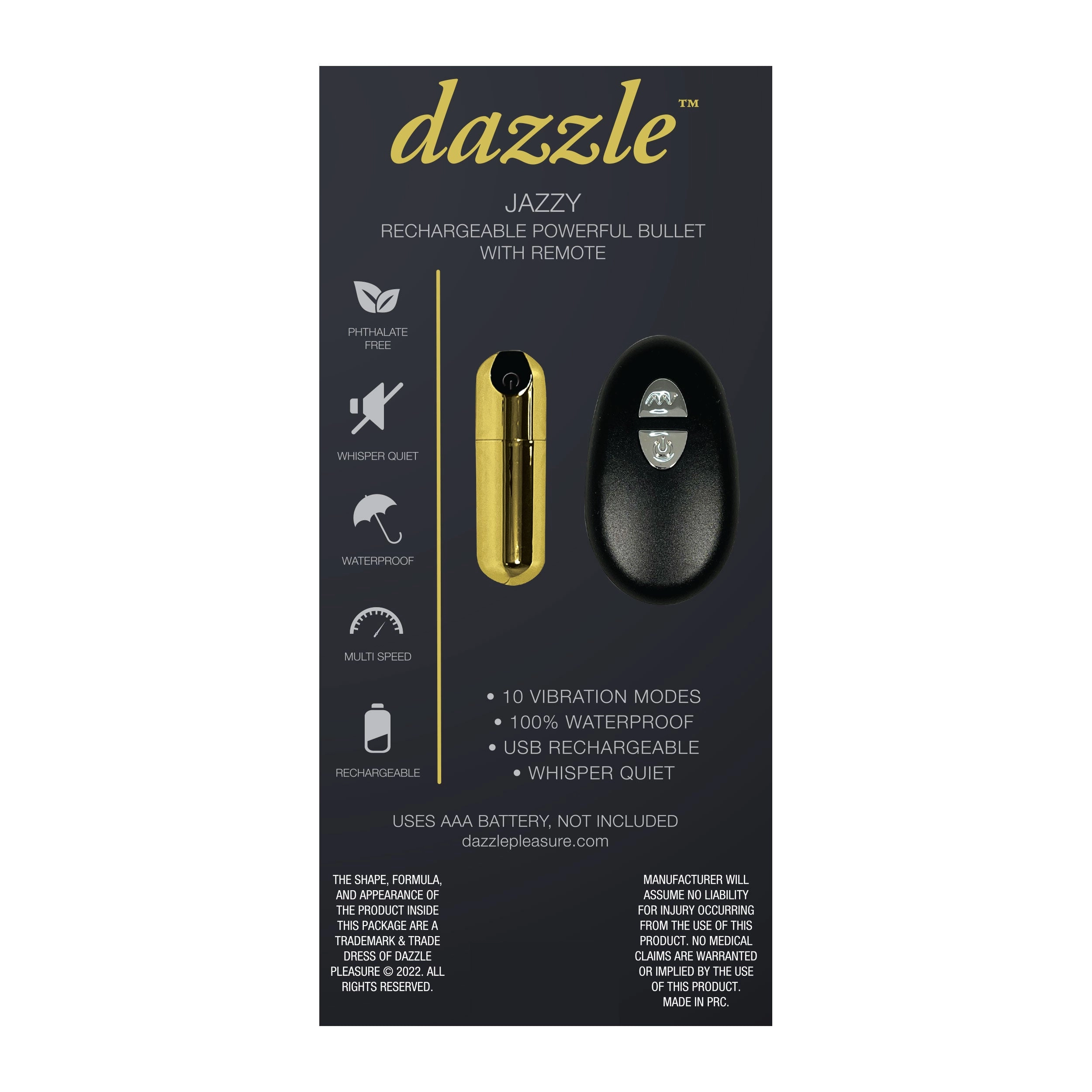 Dazzle Jazzy Gold Bullet