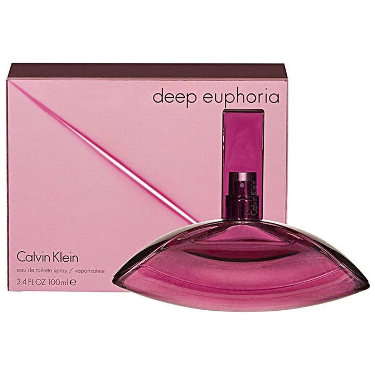 Deep Euphoria by Calvin Klein for women EDT 3.3 / 3.4 oz New in Box
