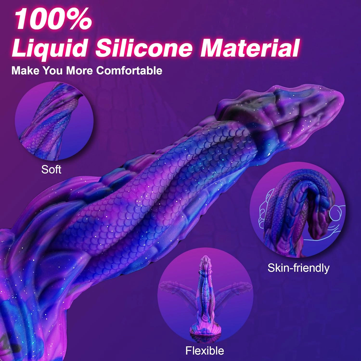Dragon Scale 8.9 Monster Dildo Dragon Dildo with Strong Suction Cup-Laphwing