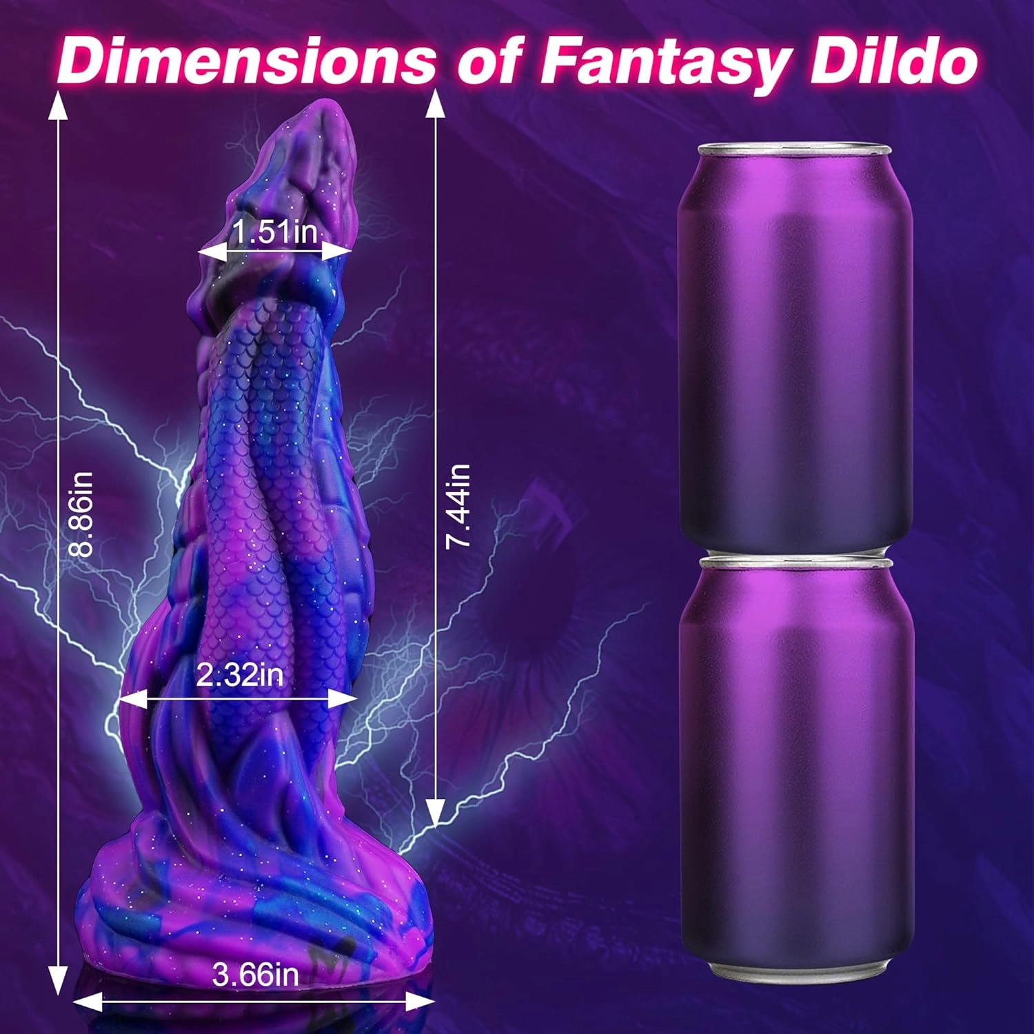 Dragon Scale 8.9 Monster Dildo Dragon Dildo with Strong Suction Cup-Laphwing