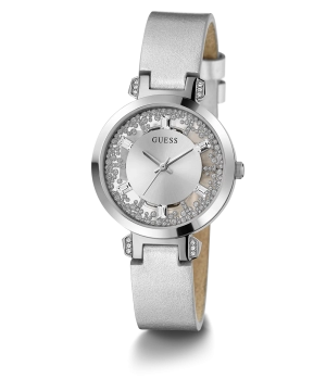 GUESS Ladies Silver Tone Analog Watch