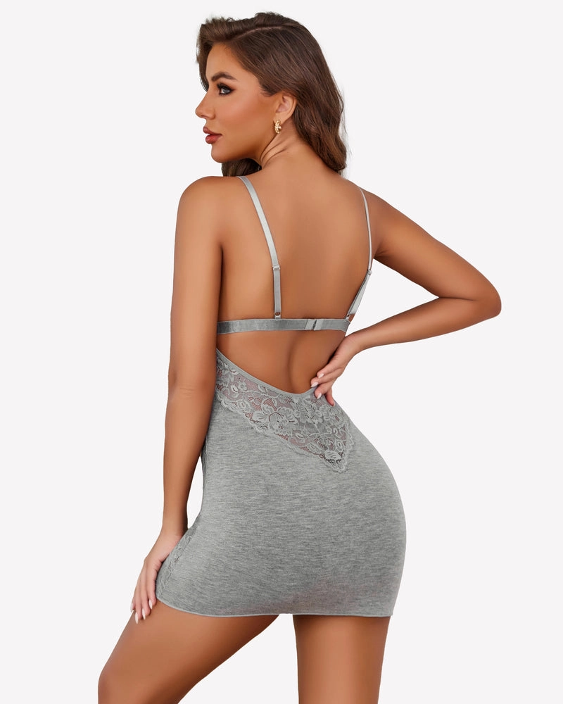 Lace Soft Chemise Slip Nighties