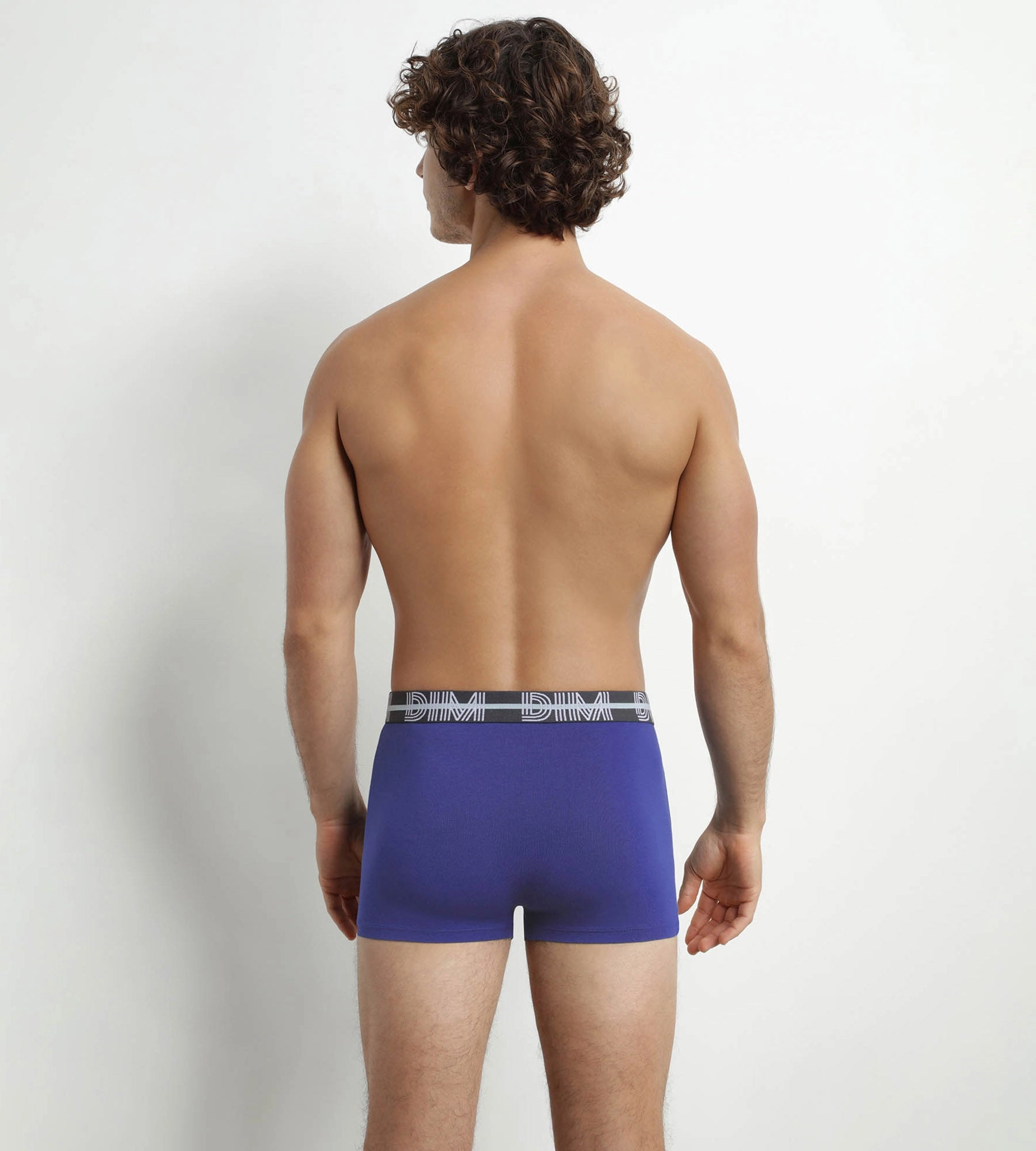 Lot de 3 boxers homme à ceinture 3D Noir Bleu Vert Dim Powerful