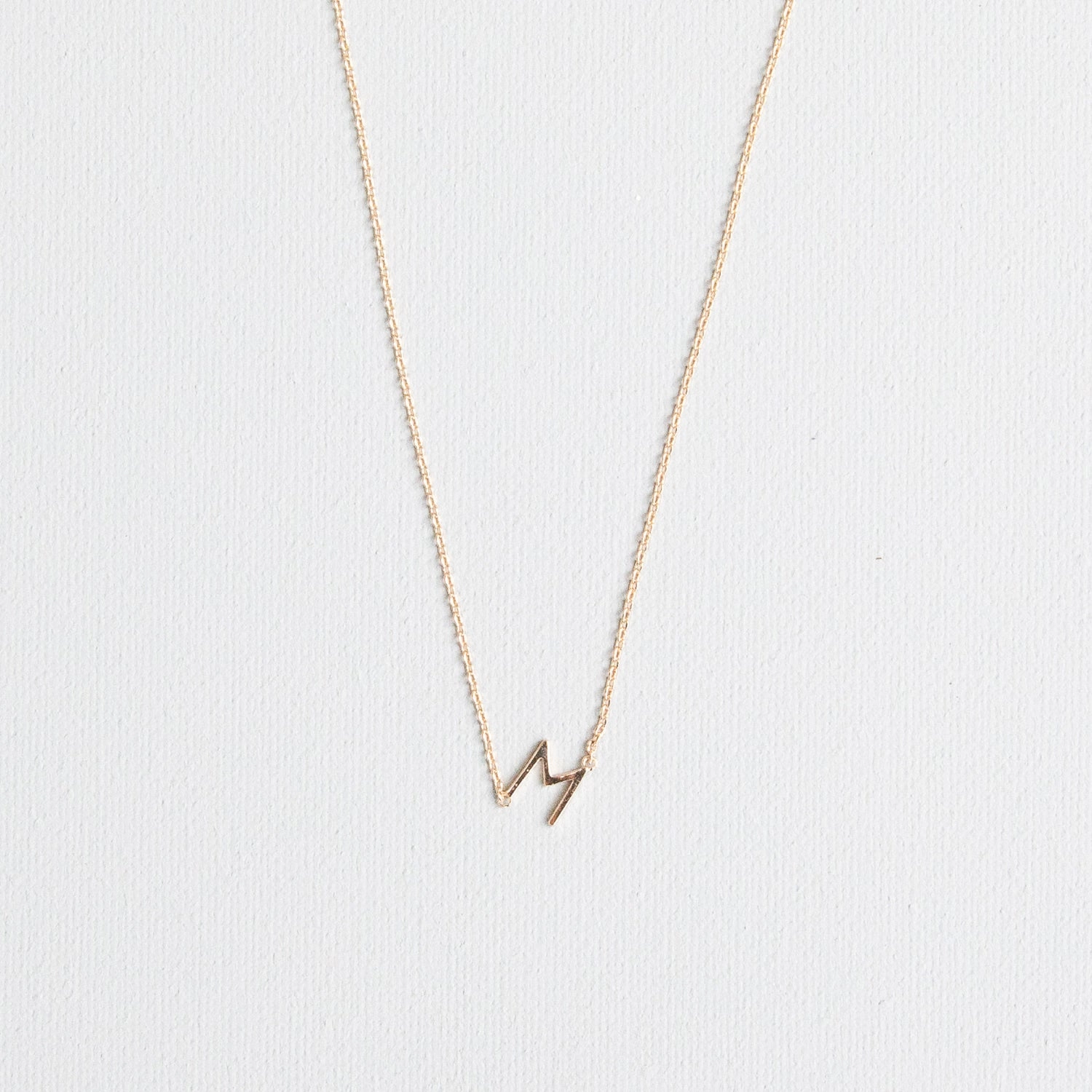 Luxe Delicate Initial Necklace | Gold