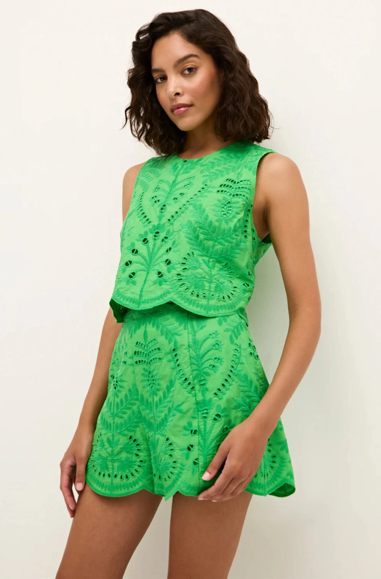Ma1d12 Green Eyelet Shell