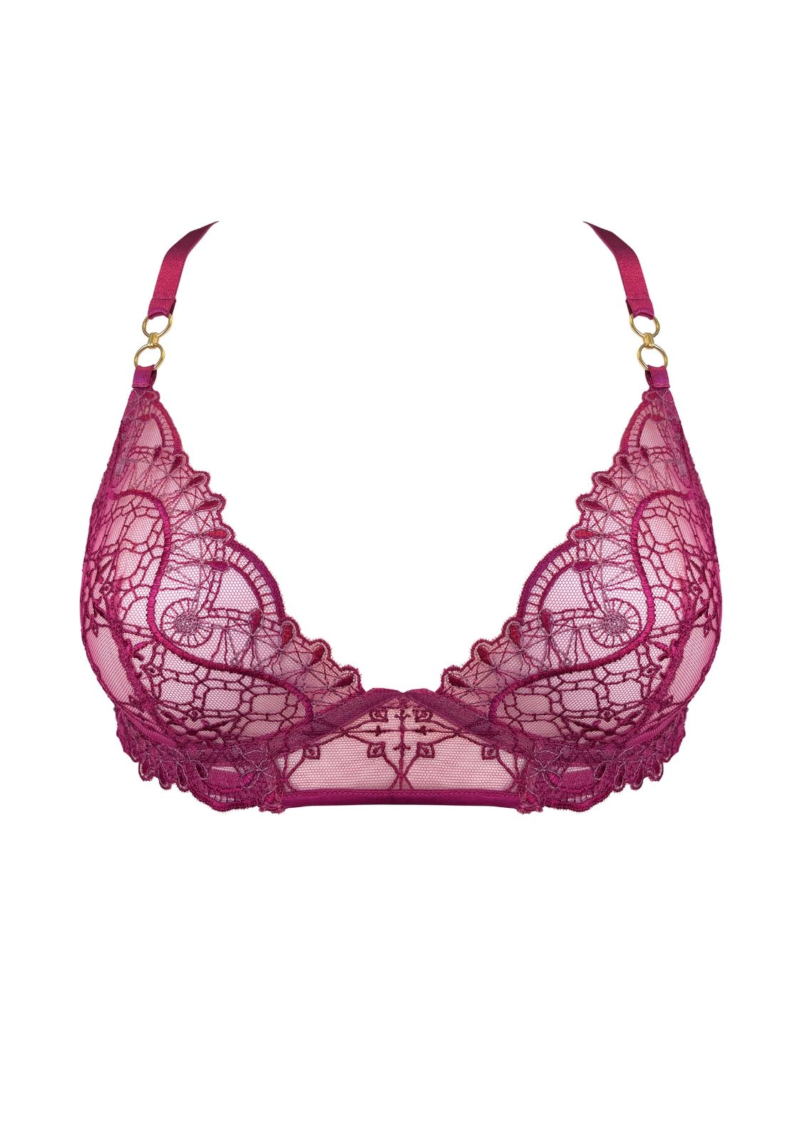 Mari Soft Cup Bra (Magenta)
