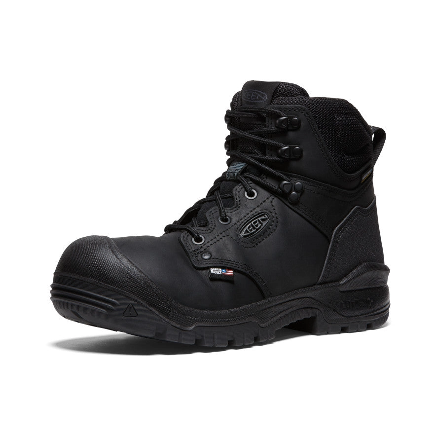 Men's Independence 6" Waterproof Boot (Soft Toe)  |  Black/Black