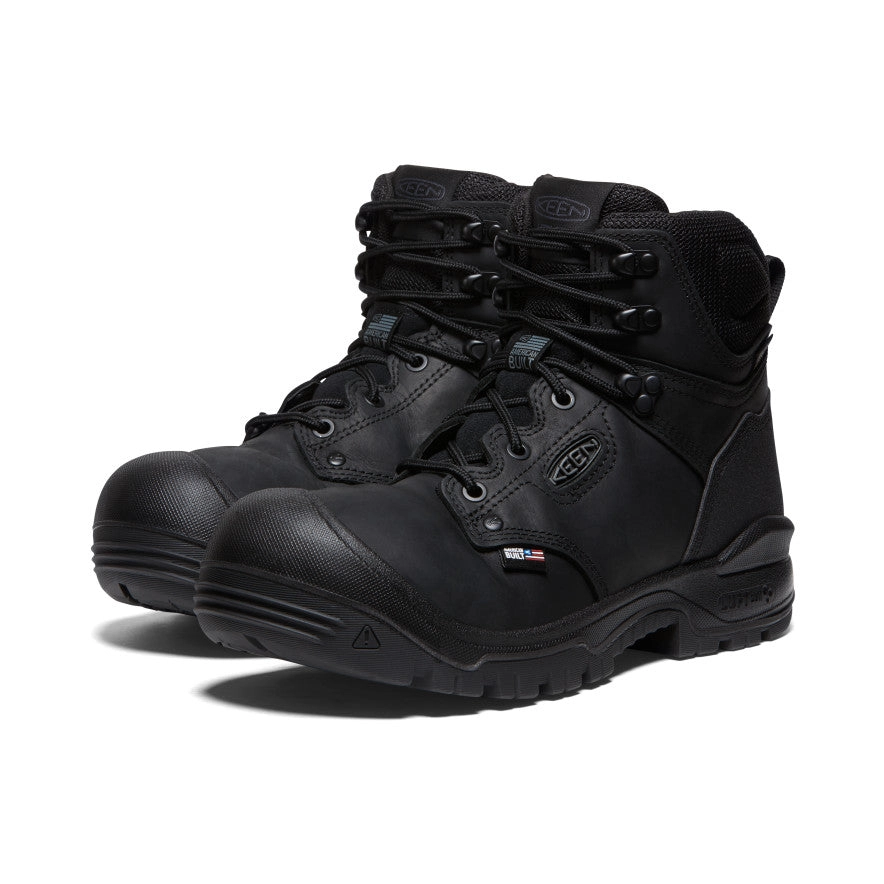 Men's Independence 6" Waterproof Boot (Soft Toe)  |  Black/Black