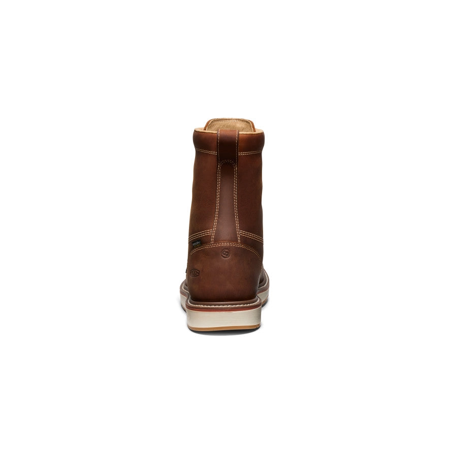 Men's Liberty 8" Waterproof Boot (Soft Toe)  |  Leather Brown/Gum