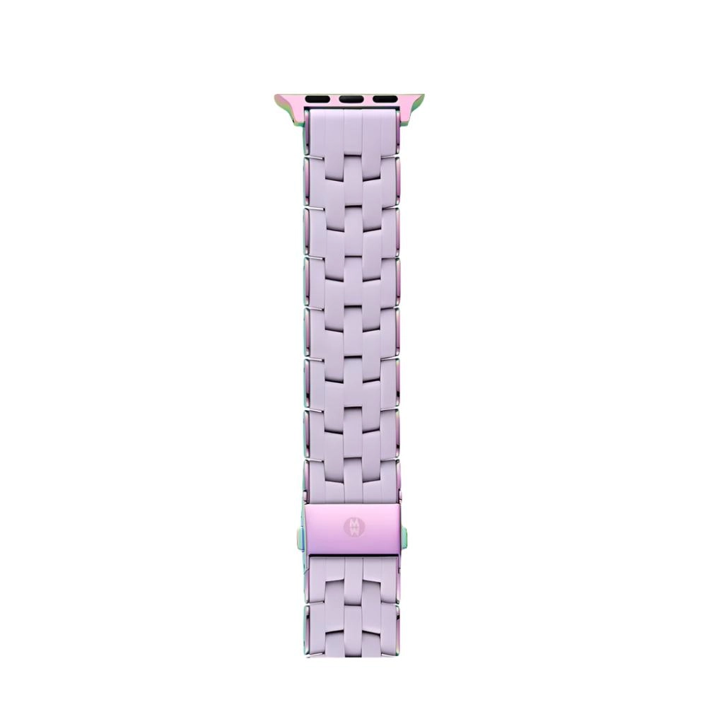 Michele Gentle Lavender Silicone Bracelet Band for Apple Watch®