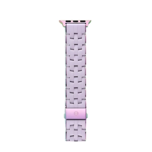 Michele Gentle Lavender Silicone Bracelet Band for Apple Watch®