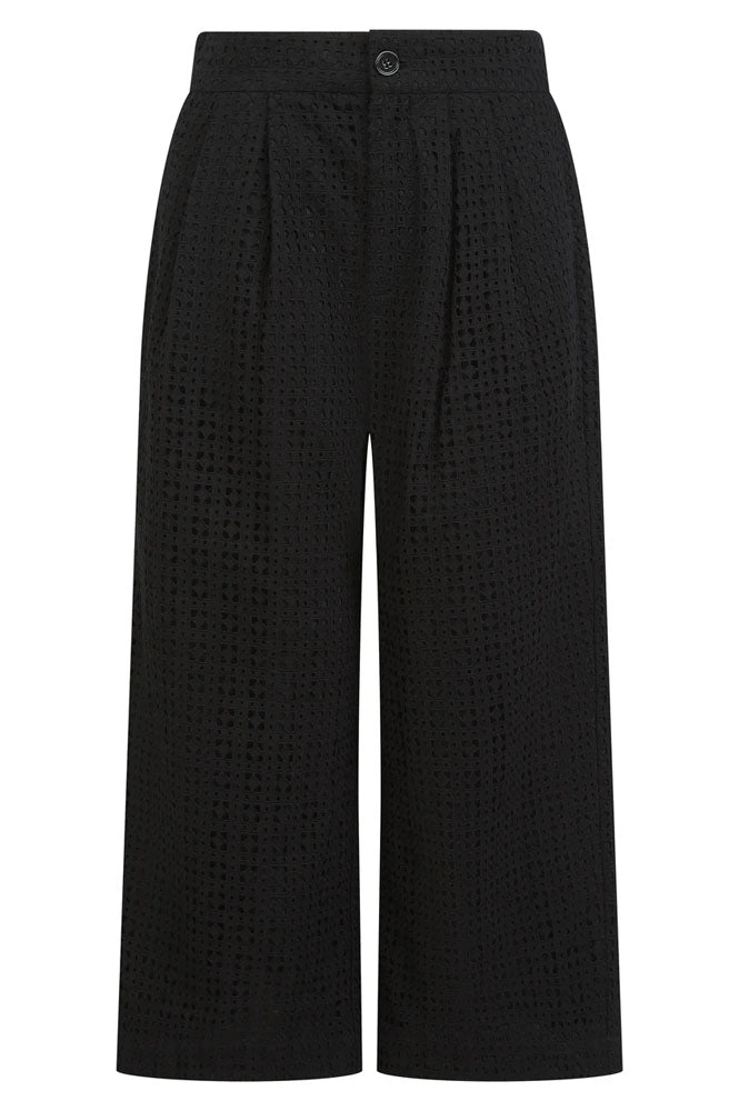 Nooki Marybeth Broderie Black Trousers