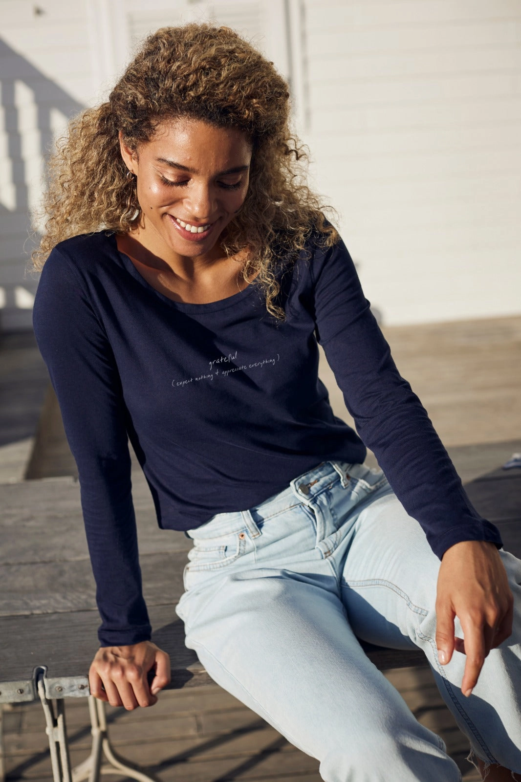 "Grateful" Long Sleeve Tee