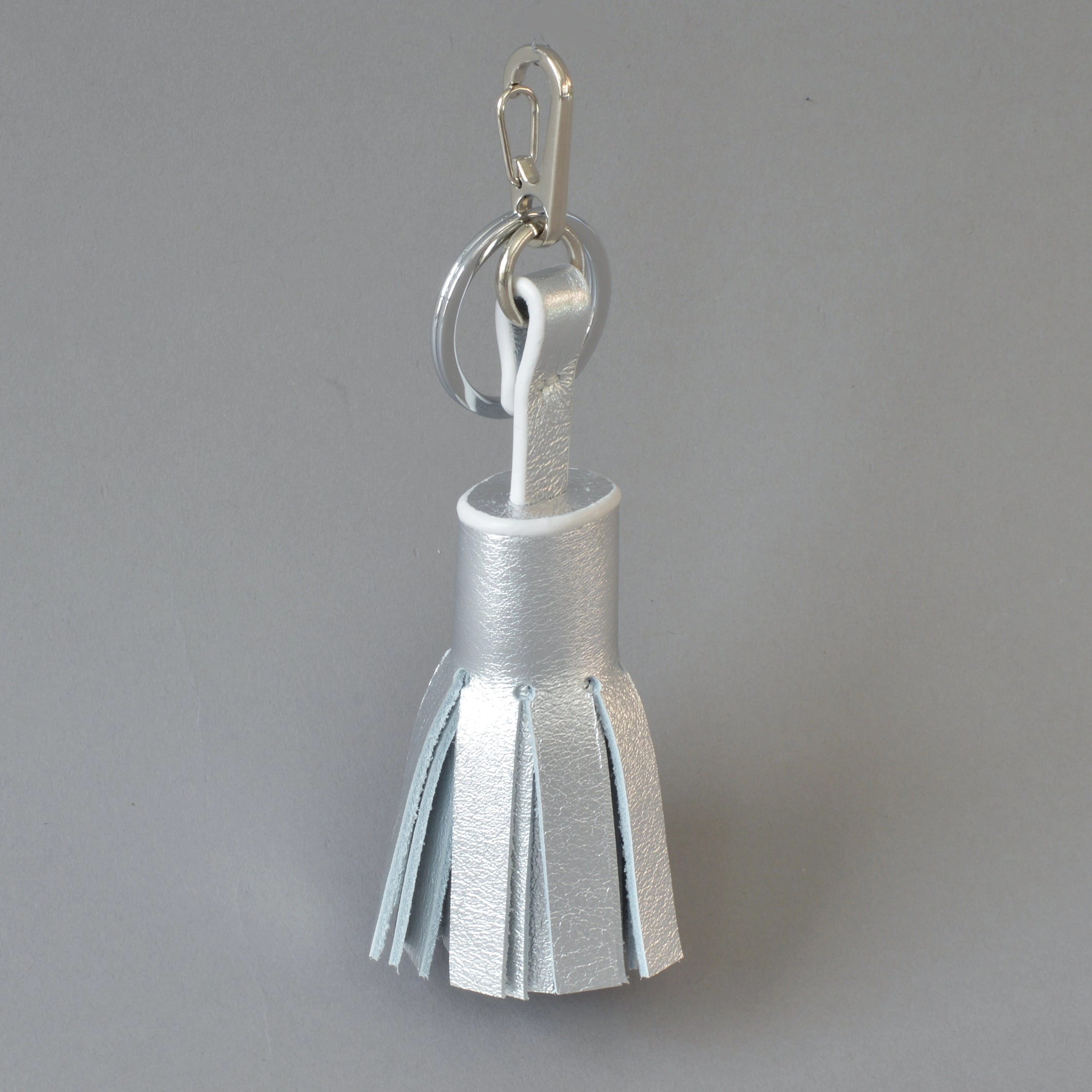 Tassel Key Ring Silver
