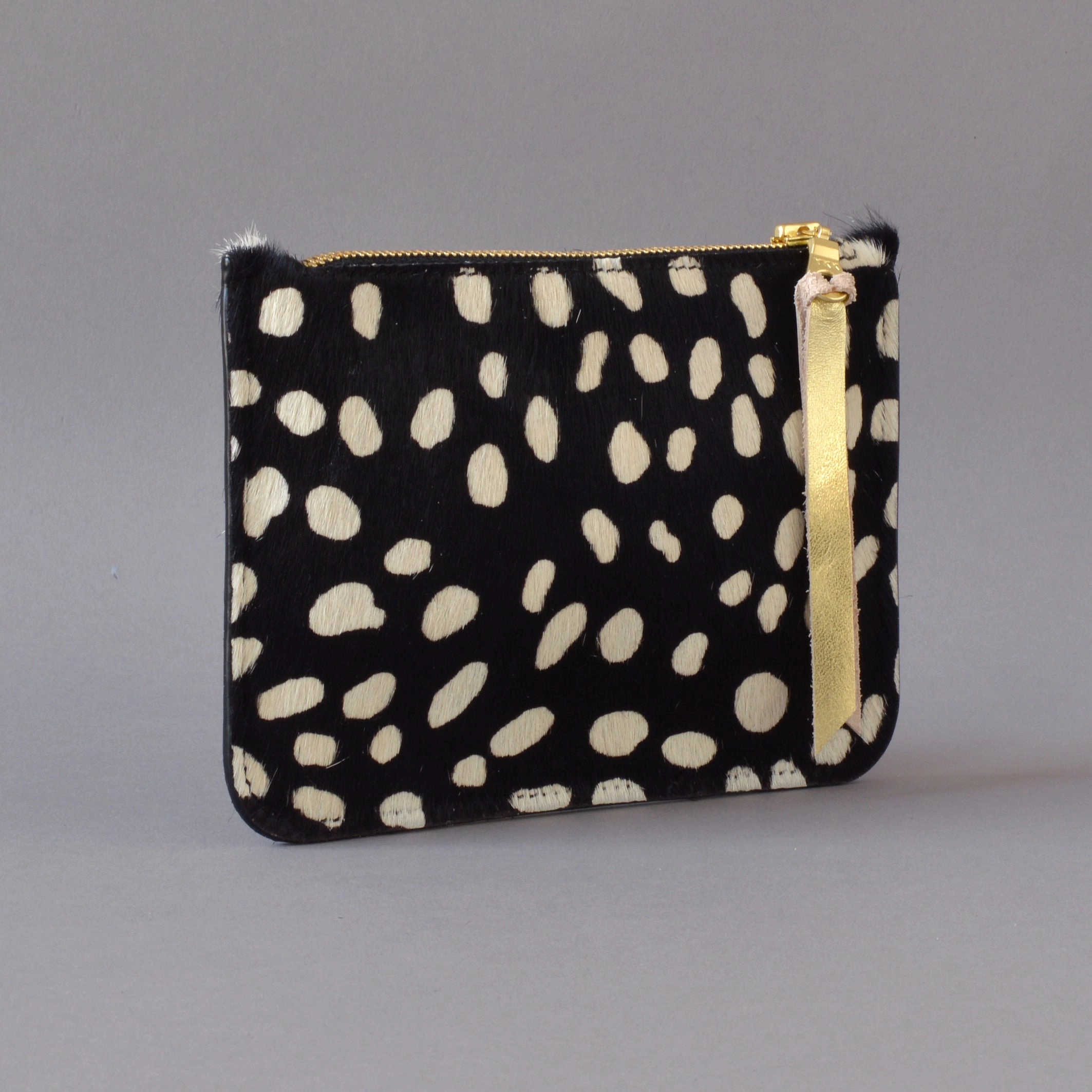 Zip Purse Spot Black